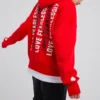 Love The Progress 2.0 Felpa con cappuccio oversize Taglie asiatiche “Rosso”