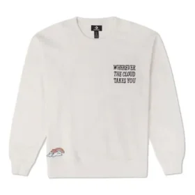 Maglia girocollo con logo Taglie asiatiche “Bianco”