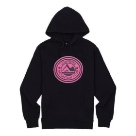 Maglia nera con grande logo sul petto