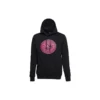 Maglia nera con grande logo sul petto