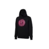 Maglia nera con grande logo sul petto