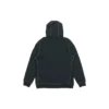 Maglia sportiva nera con logo ricamato