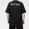 Maglietta a maniche corte Converse Classic Chuck da uomo con stampa, nera