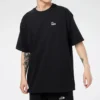 Maglietta a maniche corte Converse Classic Chuck da uomo con stampa, nera
