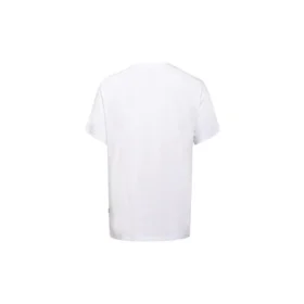 Maglietta a maniche corte Converse Pure Cotton Alphabet da uomo, bianca
