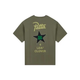 Maglietta a maniche corte Converse x Patta Four-Leaf Clover Taglie asiatiche “Verde oliva”
