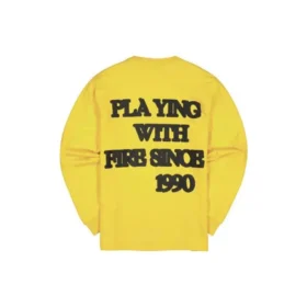 Maglietta a maniche lunghe Converse x Asap Nast Taglie asiatiche “Giallo”