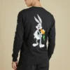 Maglietta a maniche lunghe Converse x Bugs Bunny Taglie asiatiche “Nero”