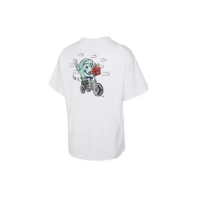 Maglietta Biking World Taglie asiatiche “Bianco”