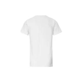 Maglietta casual a maniche corte con logo, bianca