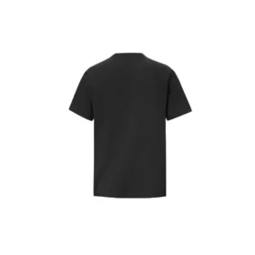 Maglietta casual da uomo Converse a maniche corte con stampa alfabetica sparsa, nera