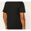 Maglietta casual da uomo Converse a maniche corte con stampa alfabetica sparsa, nera