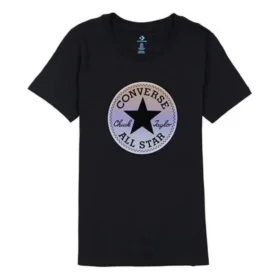 Maglietta Chuck Taylor All Star T-Shirt Taglie asiatiche “Black White”