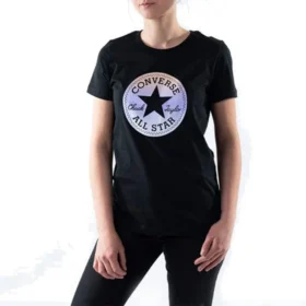 Maglietta Chuck Taylor All Star T-Shirt Taglie asiatiche “Black White”