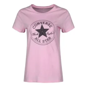 Maglietta Chuck Taylor Taglie asiatiche “Rosa Nero”