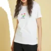 Maglietta classica Sun Fill Star Chevron Taglie asiatiche “Bianco”