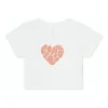 Maglietta Colourful Heart taglie asiatiche “Bianco”