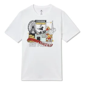 Maglietta con grafica Claw Machine Taglie asiatiche “Bianco”