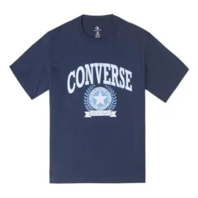 Maglietta con grafica retrò in stile universitario Taglie asiatiche “Blu”