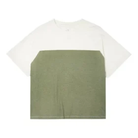 Maglietta con grafica Shapes Triangle Raglan Taglie asiatiche “Egret”