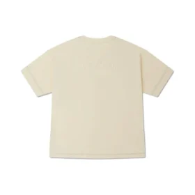 Maglietta con logo a fessura e cuciture a contrasto Taglie asiatiche “Beige”