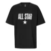 Maglietta con logo Chuck Taylor All Star Taglie asiatiche “Nero Bianco”