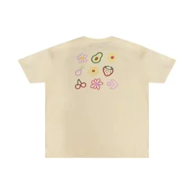 Maglietta con logo Fruit Taglie asiatiche “Beige”