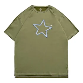 Maglietta con logo One Star Taglie asiatiche “Verde oliva”