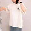 Maglietta con logo skateboard Taglie asiatiche “Bianco”