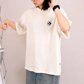 Maglietta con logo skateboard Taglie asiatiche “Bianco”
