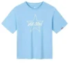 Maglietta con logo stampato “Blue White”