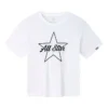 Maglietta con logo stampato Taglie asiatiche “White Black”