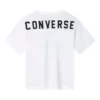 Maglietta con logo stampato Taglie asiatiche “White Black”