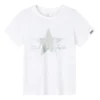 Maglietta con logo stampato Taglie asiatiche “White Silver”