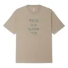 Maglietta con logo Taglie asiatiche “Beige”