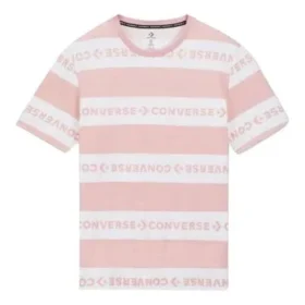 Maglietta con logo Wordmark Taglie asiatiche “Rosa”
