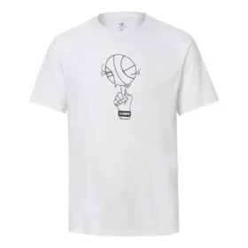 Maglietta con stampa basket “Bianca”