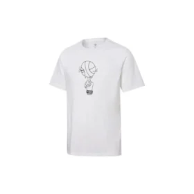 Maglietta con stampa basket “Bianca”