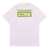 Maglietta con stampa Cons Taglie asiatiche “White Green”