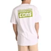 Maglietta con stampa Cons Taglie asiatiche “White Green”