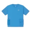 Maglietta con tasca Summer Drink Taglie asiatiche “Blu”