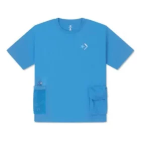 Maglietta con tasca Summer Drink Taglie asiatiche “Blu”