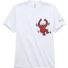 Maglietta con taschino e stampa Converse x Keith Haring – Taglie asiatiche “Bianca”
