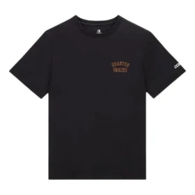 Maglietta Cons x Quartersnacks Taglie asiatiche “Nero”