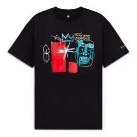 Maglietta Converse x Basquiat Kings of Egypt III Taglie asiatiche “Black”