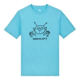 Maglietta Converse x Keith Haring Alien Taglie asiatiche “Haring Blue”