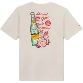 Maglietta Converse x Topo Chico Taglie asiatiche “Beige Red”