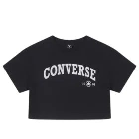 Maglietta corta Retro Chuck Taglie asiatiche “Nero”