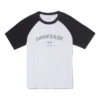 Maglietta da baseball con logo Taglie asiatiche “Bianco Nero”