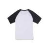 Maglietta da baseball con logo Taglie asiatiche “Bianco Nero”